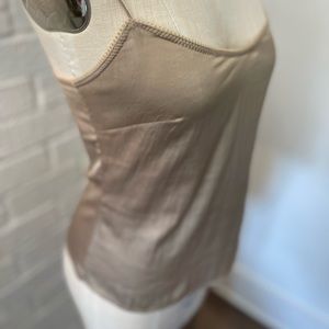 Polyester champagne with silk look camisole | size SMALL